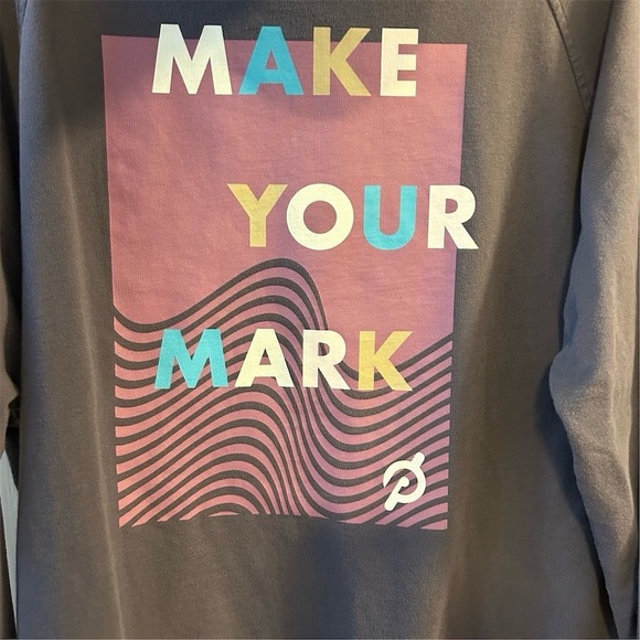 Peloton Women's Large 1/4 Zip Hoodie Multicolor Activewear Grey Purple - Picture 12 of 12